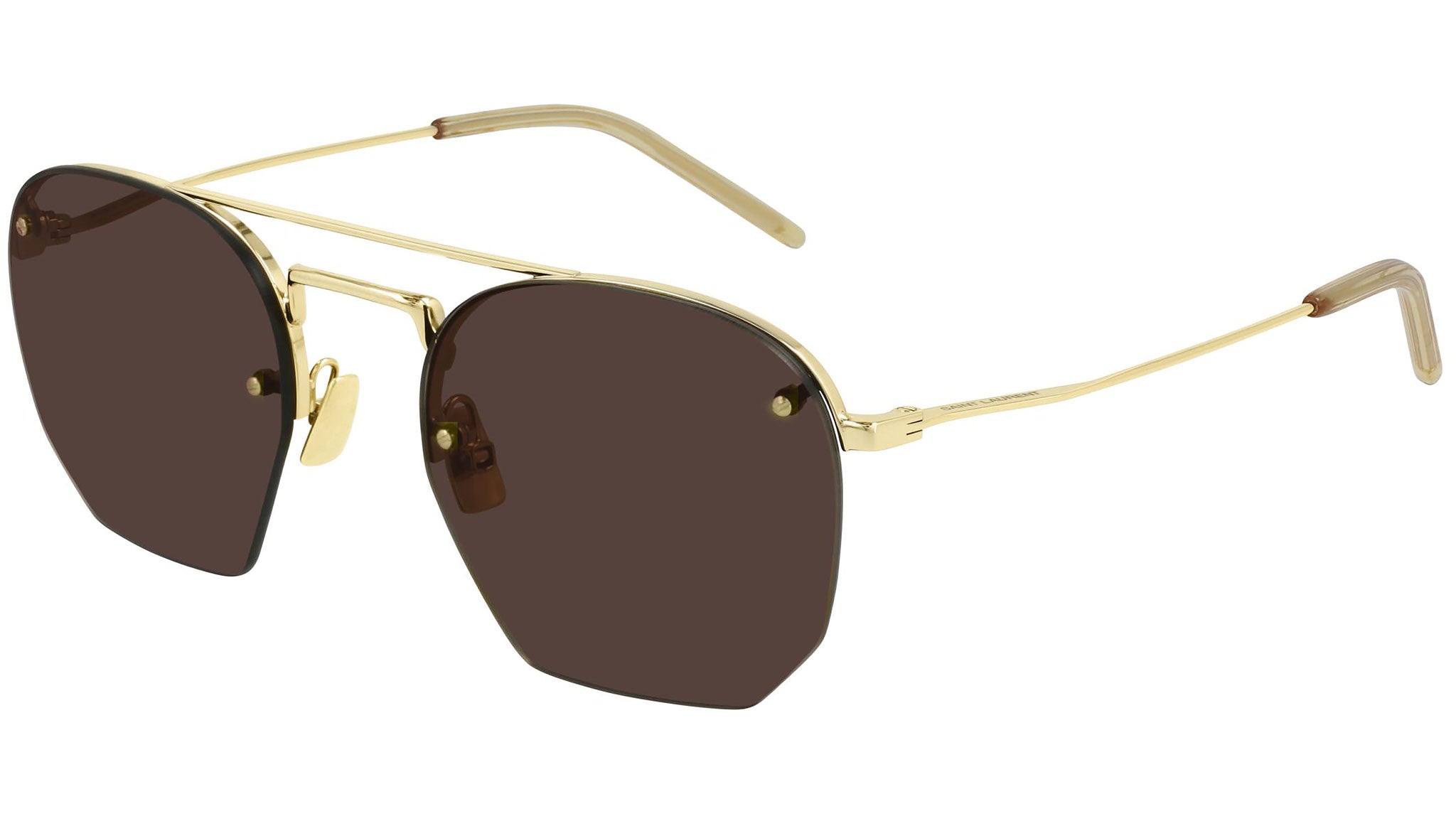 Occhiali da sole SAINT LAURENT SL422 Shiny light gold