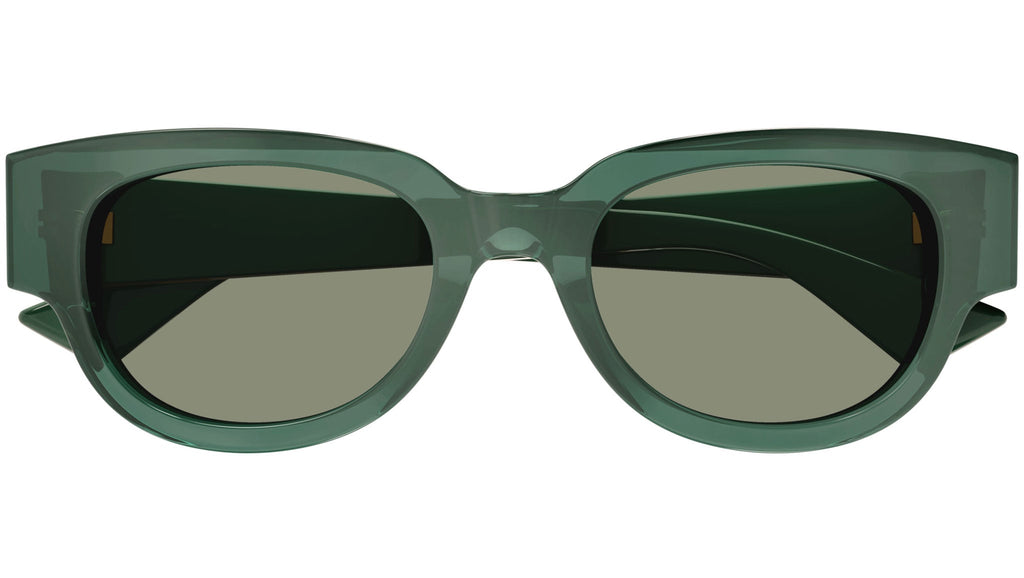 Occhiali da sole BOTTEGA VENETA BV1278SA Shiny transparent bottle green