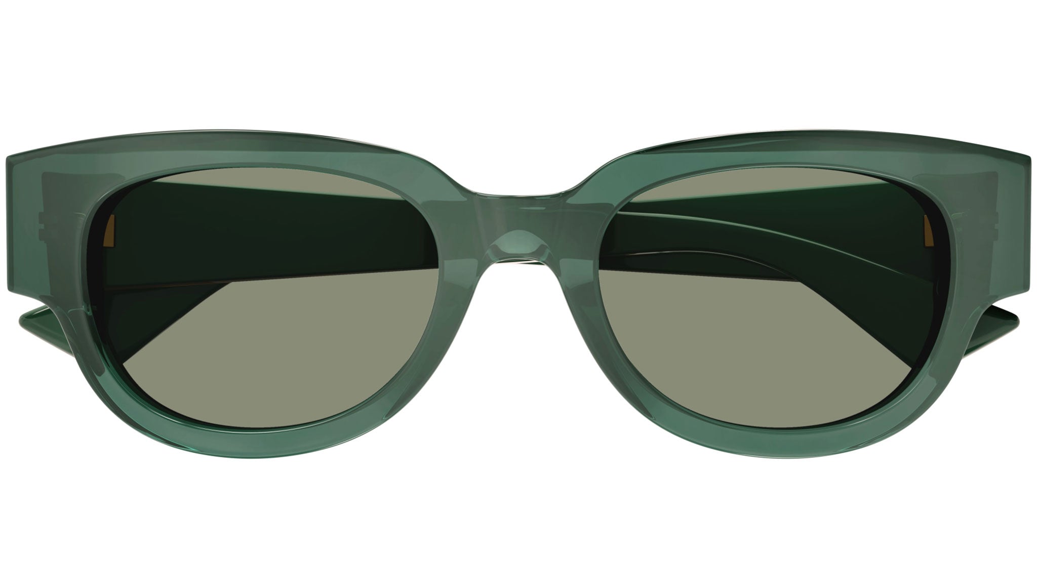 Occhiali da sole BOTTEGA VENETA BV1278SA Shiny transparent bottle green