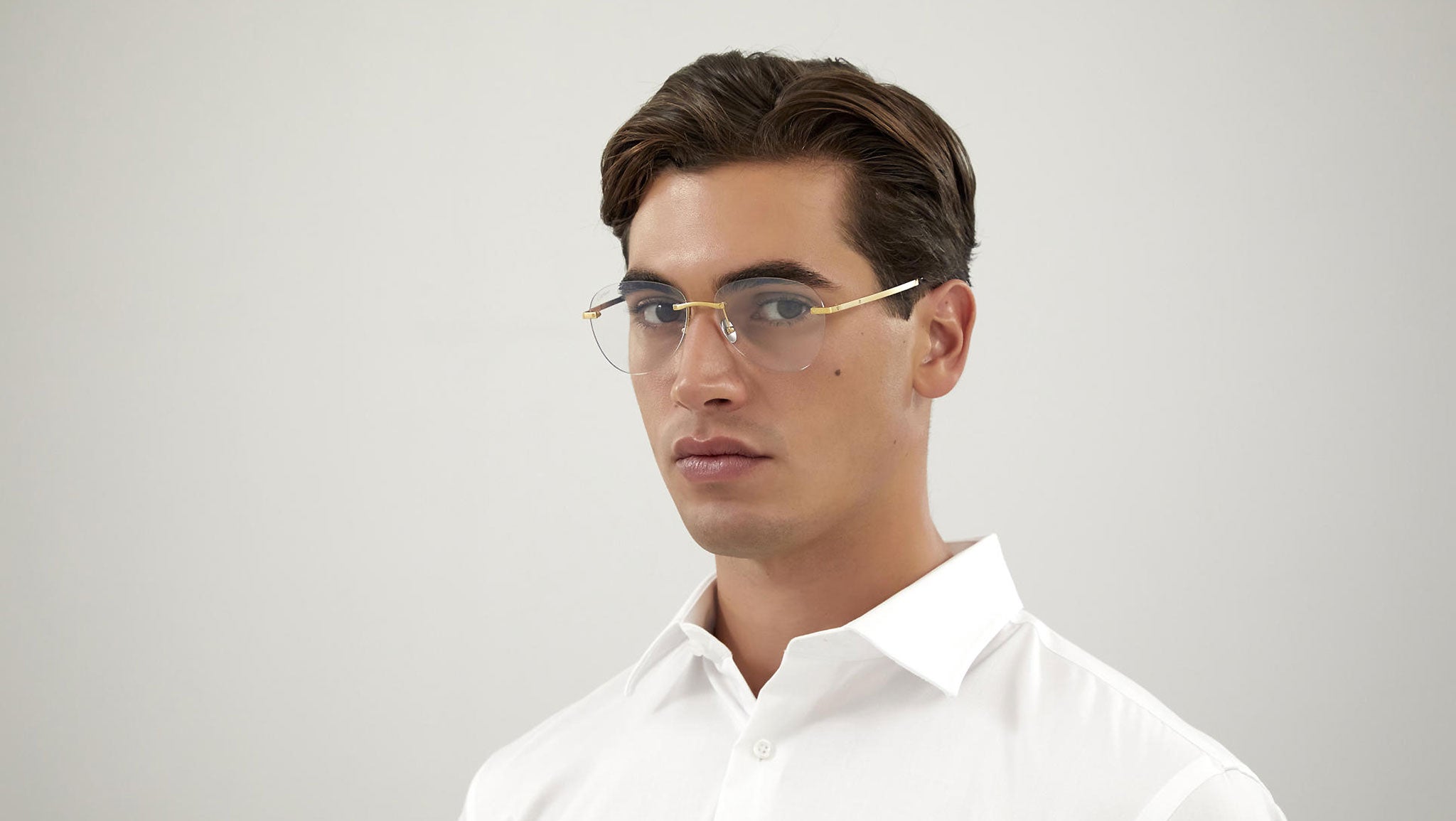 Occhiali da sole CARTIER CT0254S Brushed golden finish