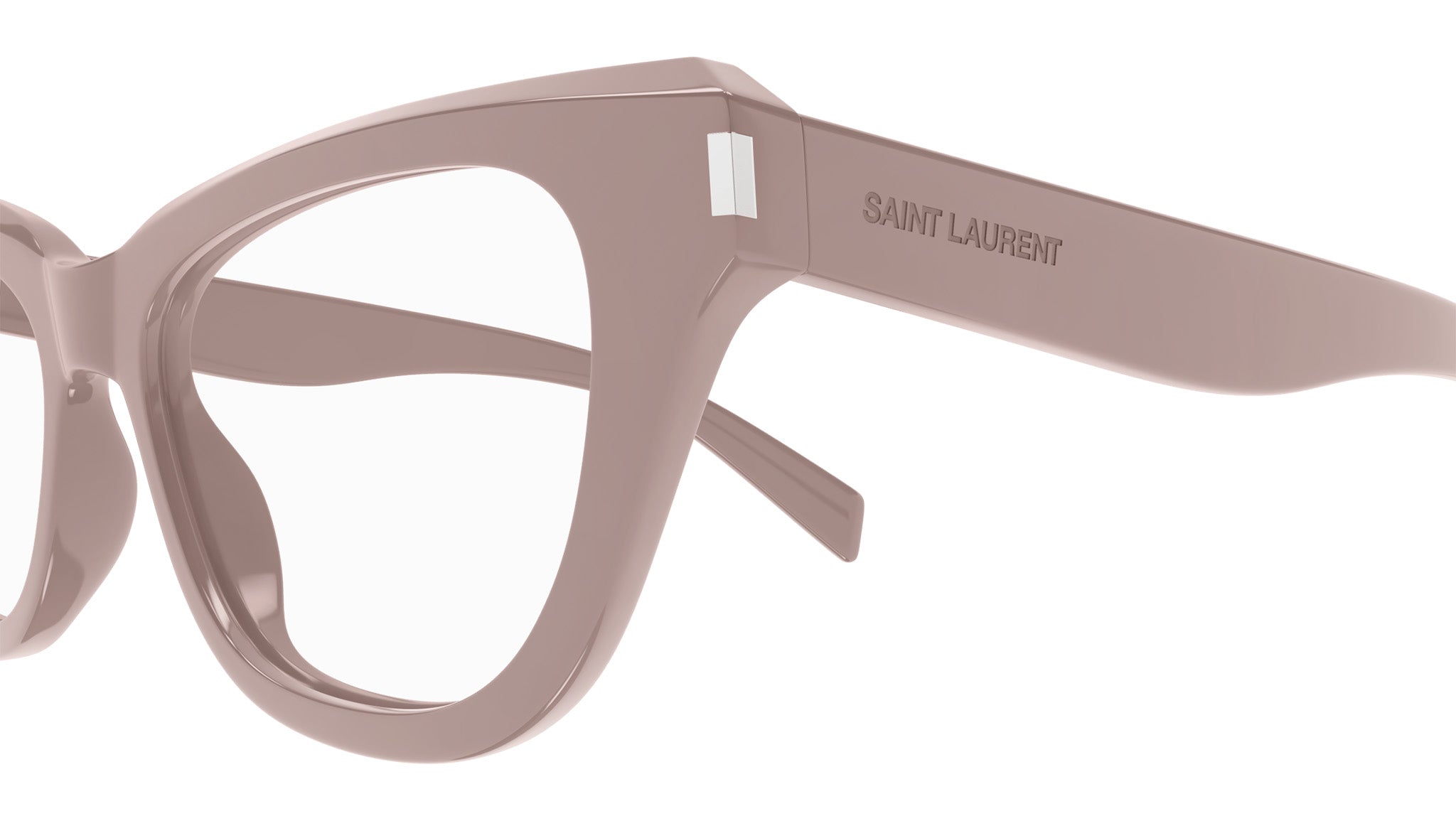 Occhiali da vista SAINT LAURENT SL472 Shiny solid powder pink