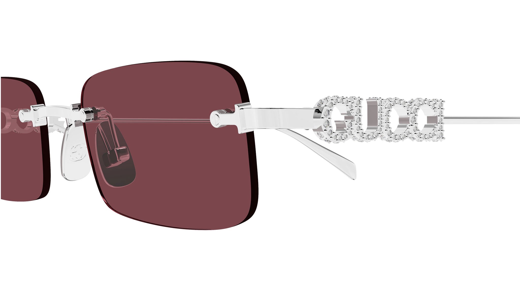 Occhiali da sole GUCCI GG1808S Shiny silver
