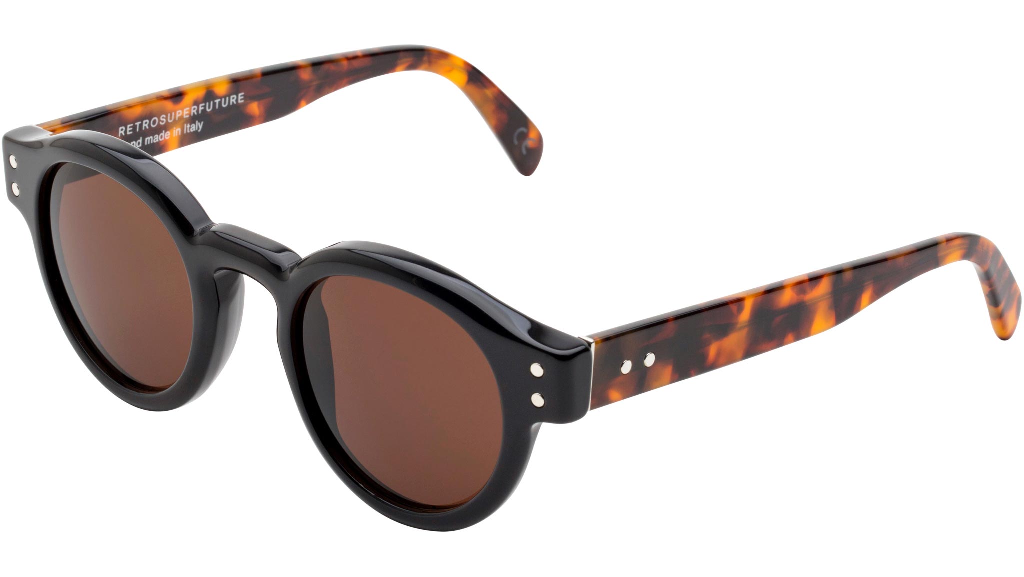 Occhiali RETROSUPERFUTURE Eddie Black and spotted havana
