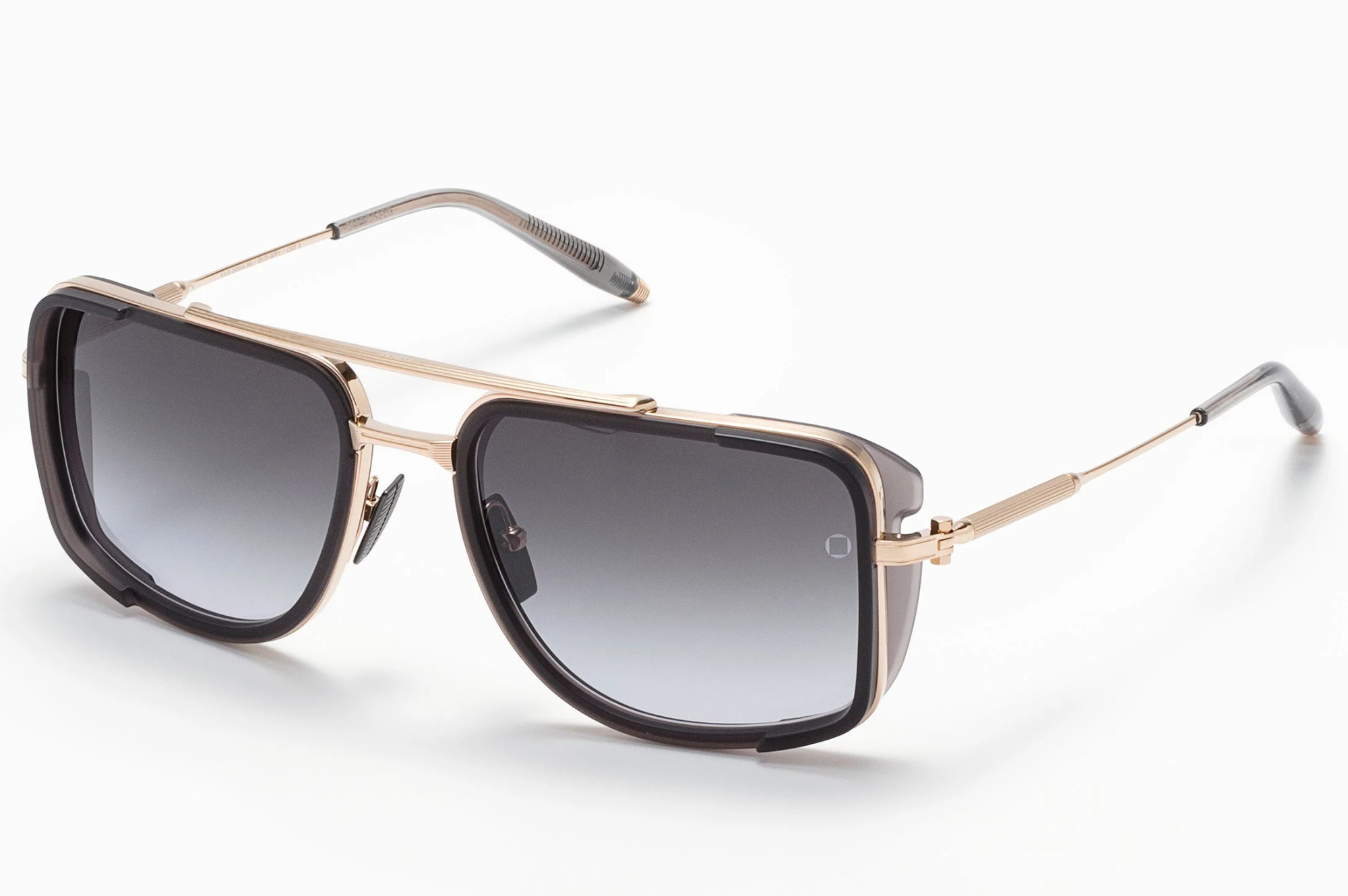 Occhiali da sole AKONI STARGAZER Brushed White Gold