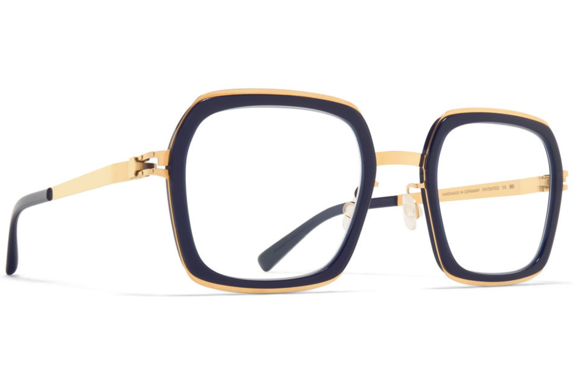 Occhiali da vista MYKITA DELFINA A76 Glossy Gold Milky Indigo