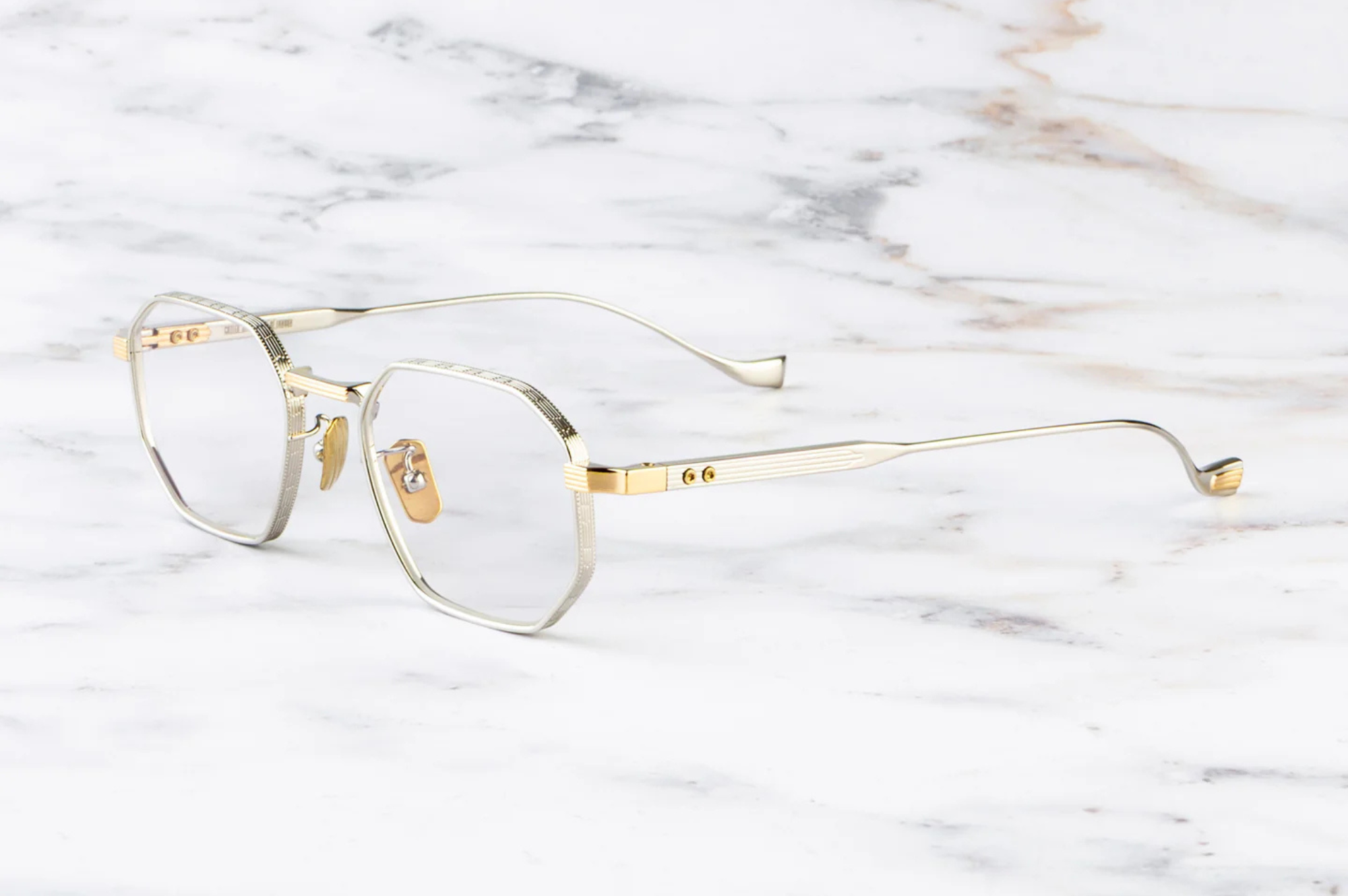 Occhiali da vista Cutler And Gross Lansdowne 1431 Silver Gold