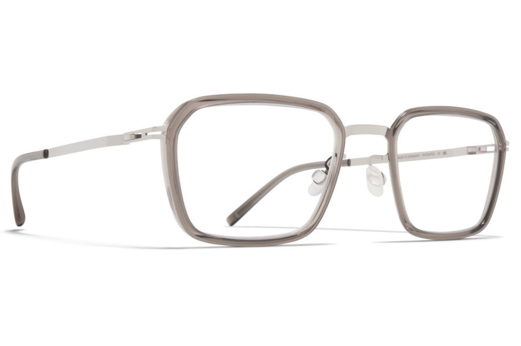 Occhiali da vista MYKITA LAURI A74 Shiny Silver Clear Ash