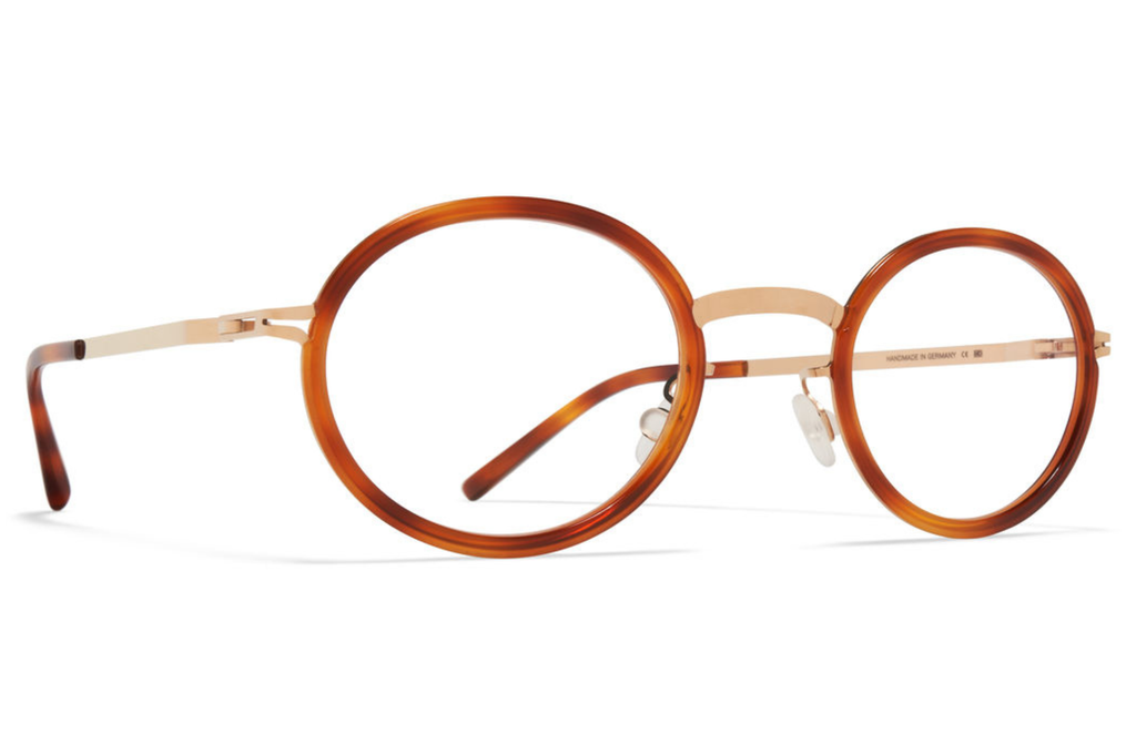 Occhiali da vista MYKITA BERTHOLD A99-Champagnegold Soft Havana