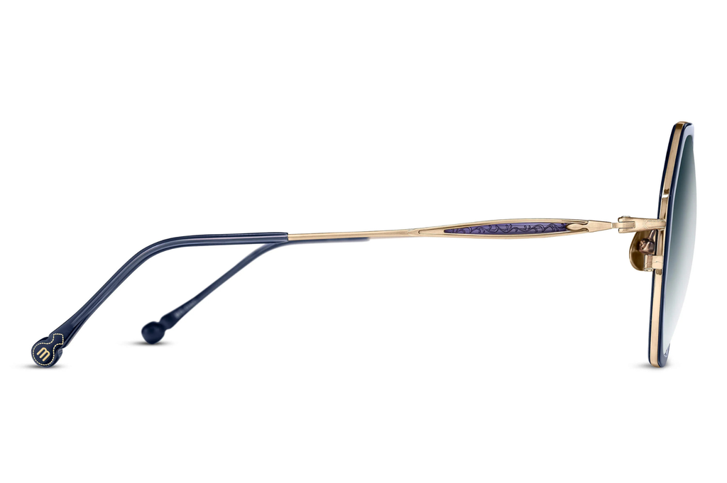 Occhiali da sole MATSUDA M3162 Brushed Gold - Dark Navy Crystal