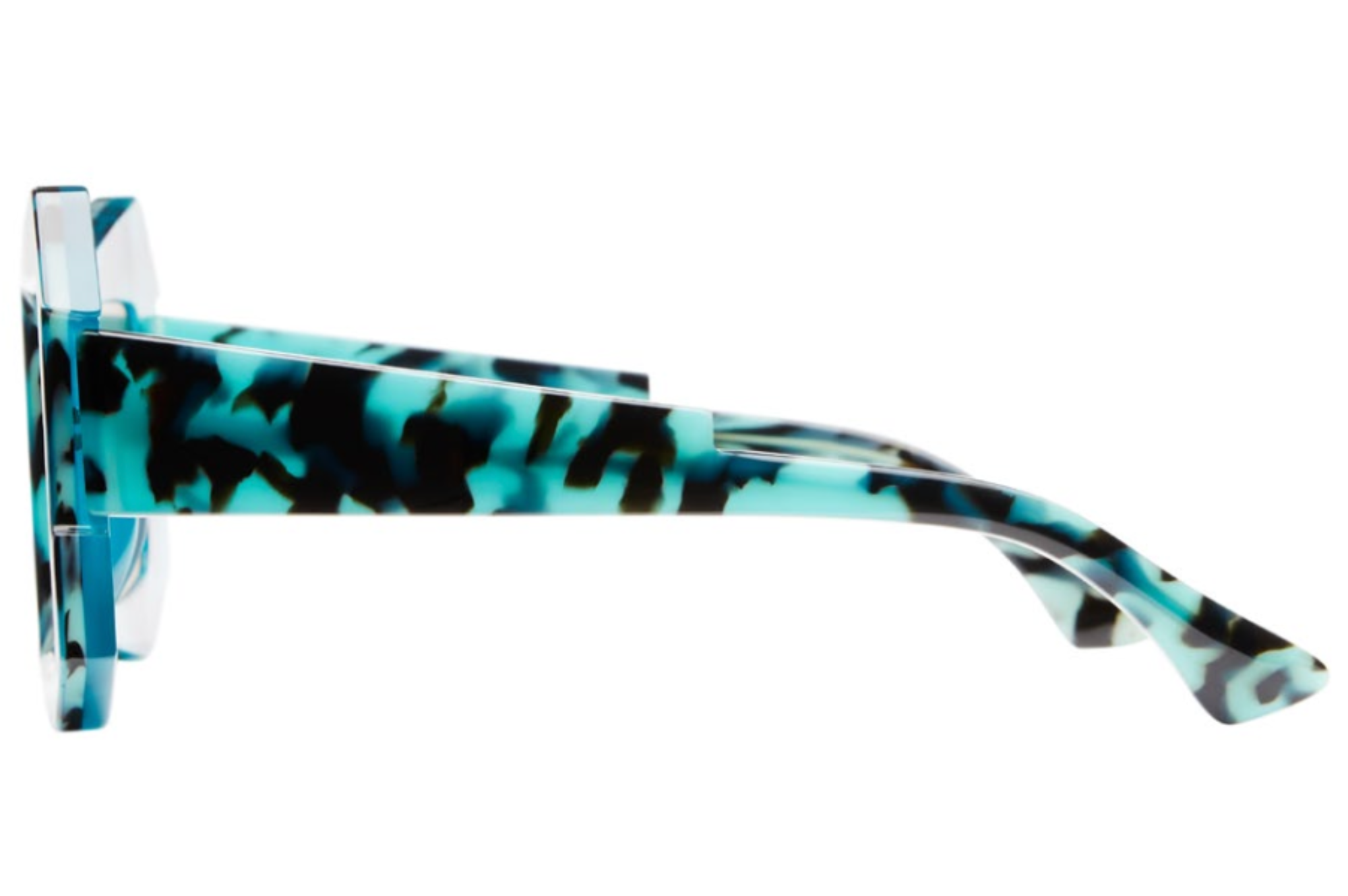 Occhiali da sole KUBORAUM R3 Water Green Havana Cut