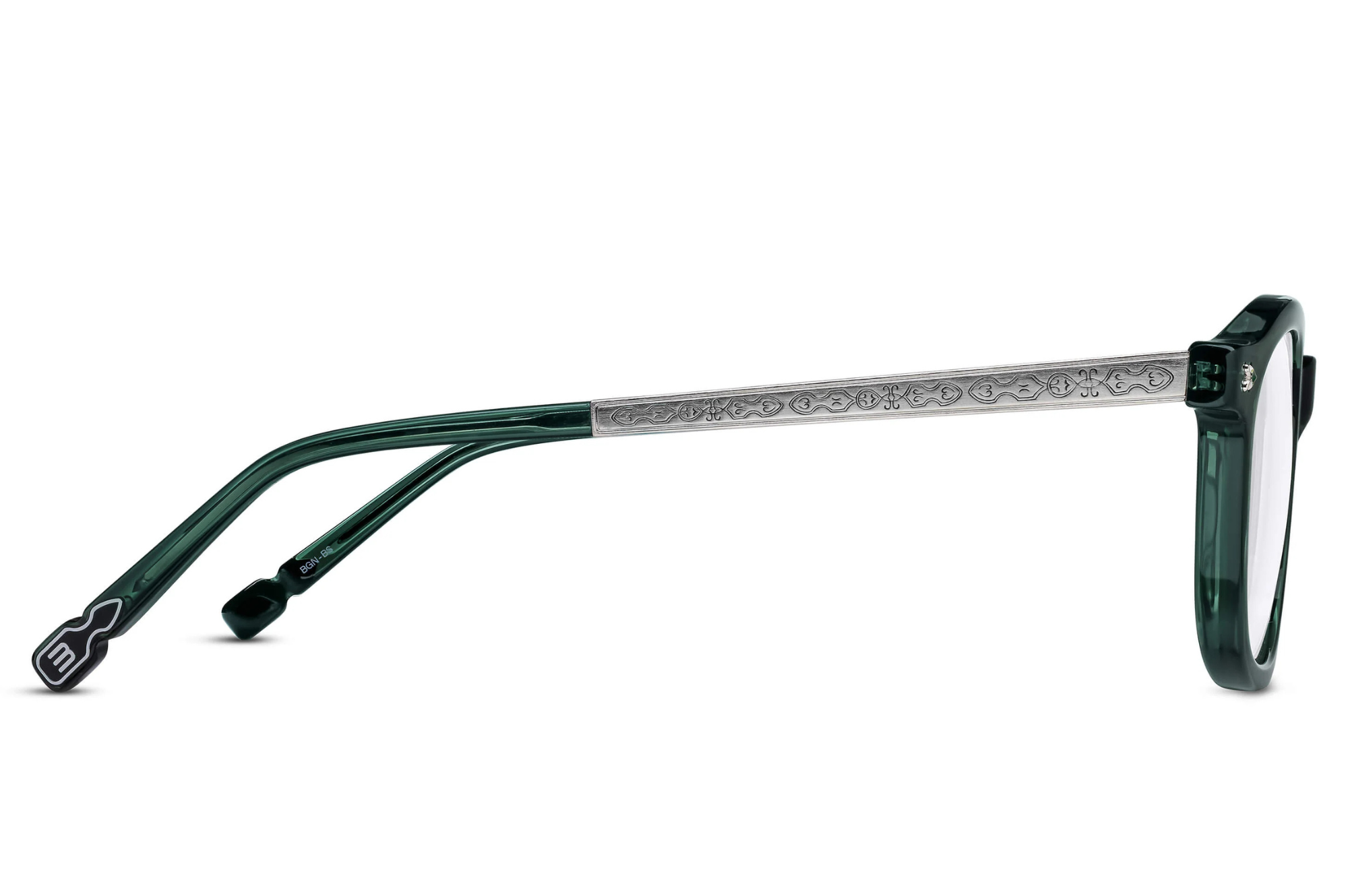 Occhiali da vista MATSUDA M2068 BOTTLE GREEN - BRUSHED SILVER