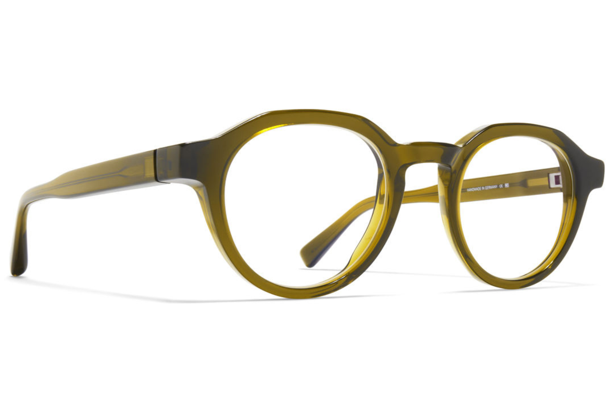 Occhiali da vista MYKITA NIAM C171 Pine Honey Shiny Silver