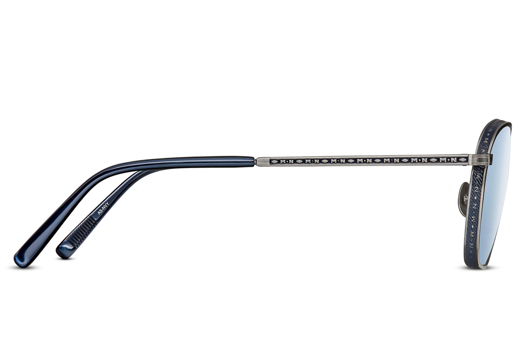 Occhiali da sole MATSUDA M3101 ANTIQUE SILVER - NAVY