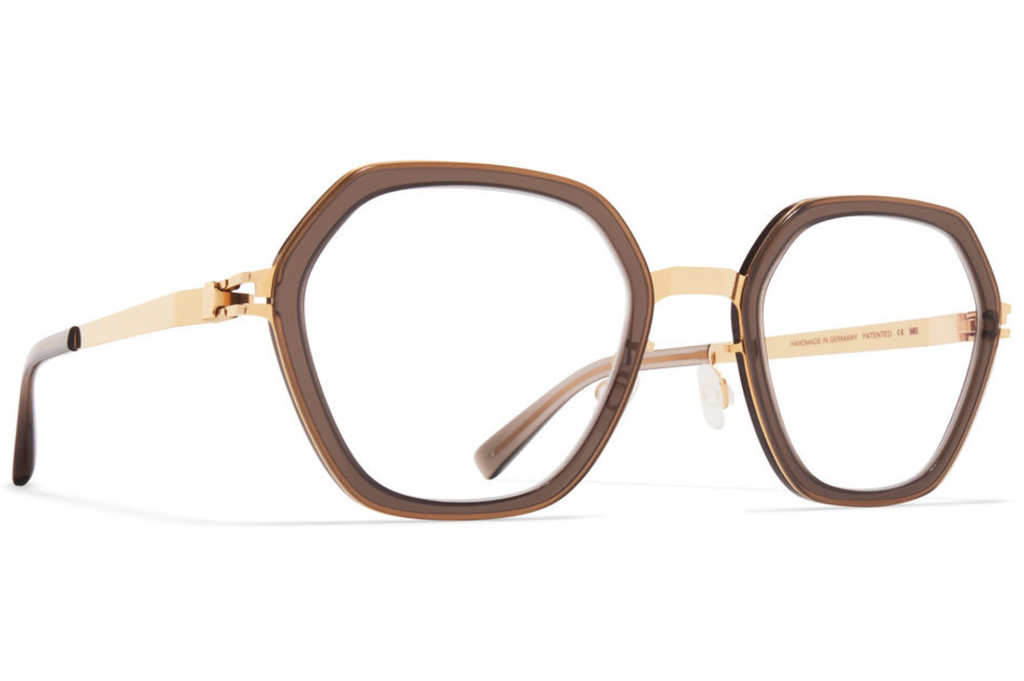 Occhiali da vista MYKITA SOLENE A83-Champagne Gold Clear Ash