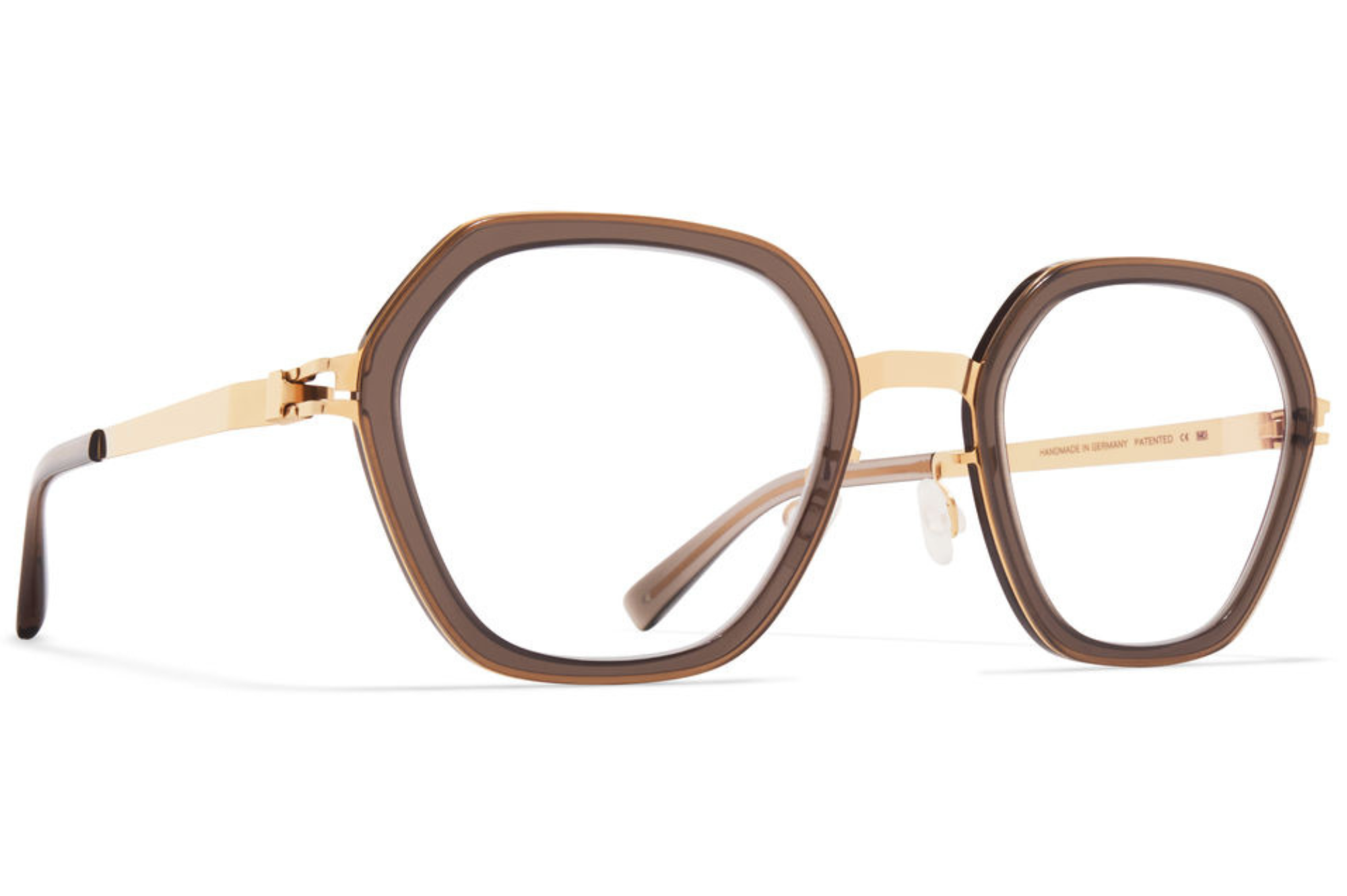Occhiali da vista MYKITA SOLENE A83-Champagne Gold Clear Ash