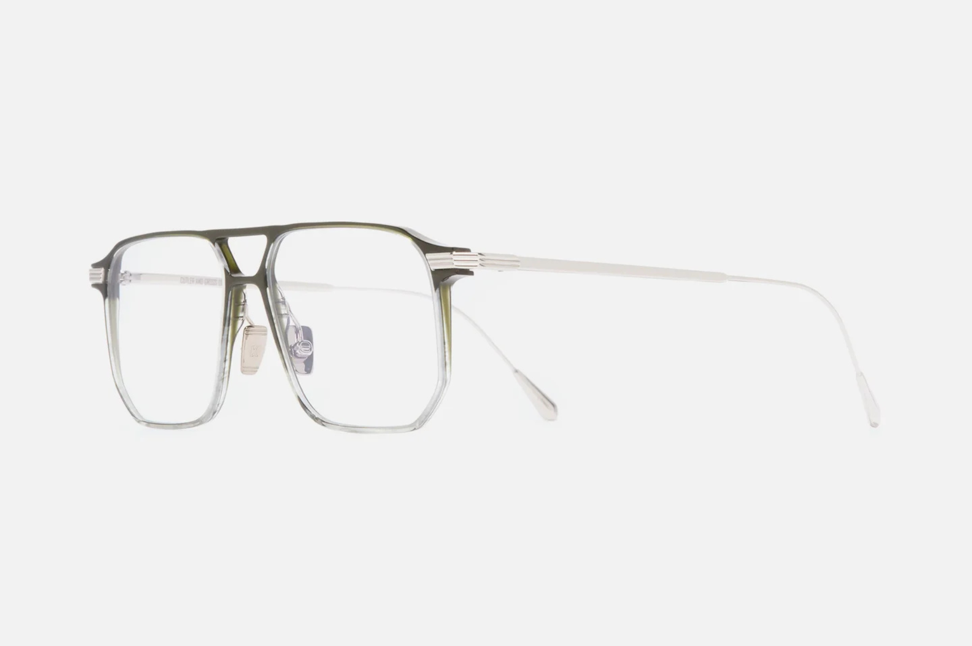 Occhiali da vista Cutler And Gross 0006 Gradient Green on 18k Rhodium
