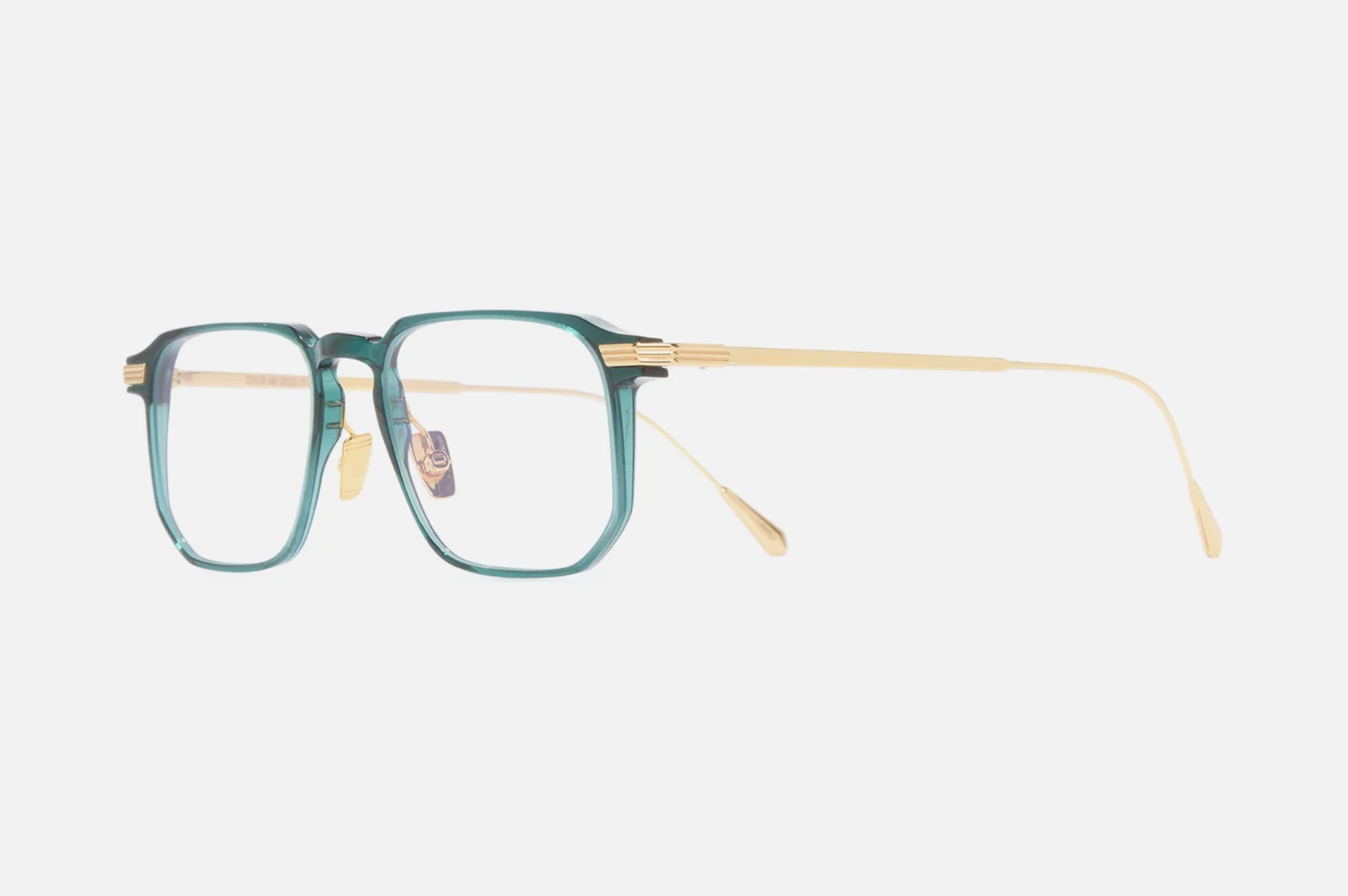 Occhiali da vista Cutler And Gross 0007 Green on 24K Yellow Gold