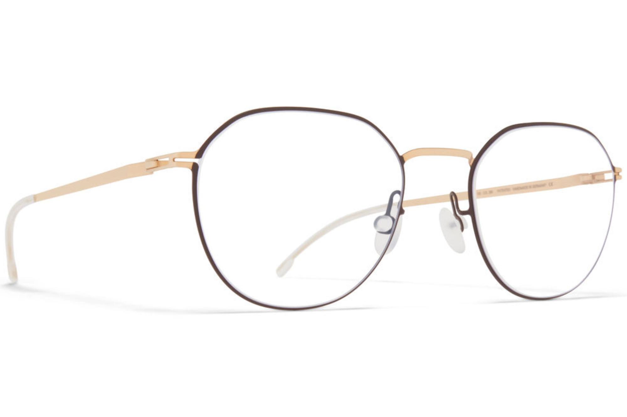 Occhiali da vista MYKITA YNGVE Champagne Gold Dark Brown