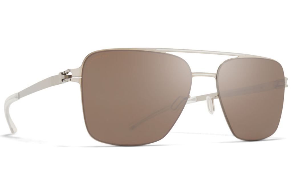 Occhiali da sole MYKITA BERNIE Silver White