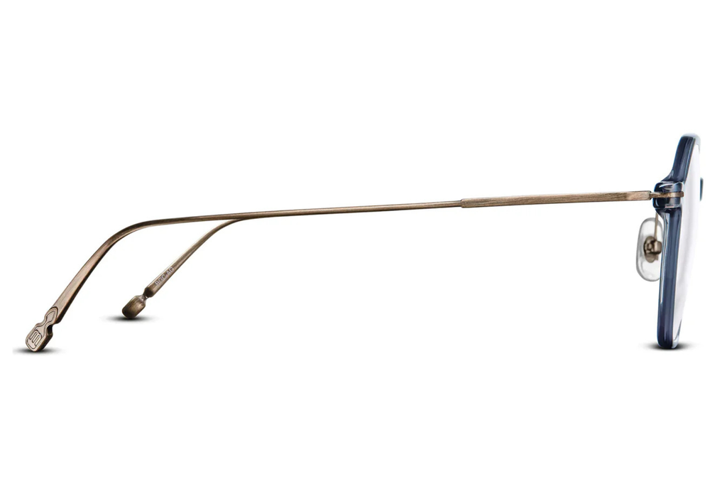 Occhiali da vista MATSUDA M2053 Blue Grey Crystal - Antique Gold