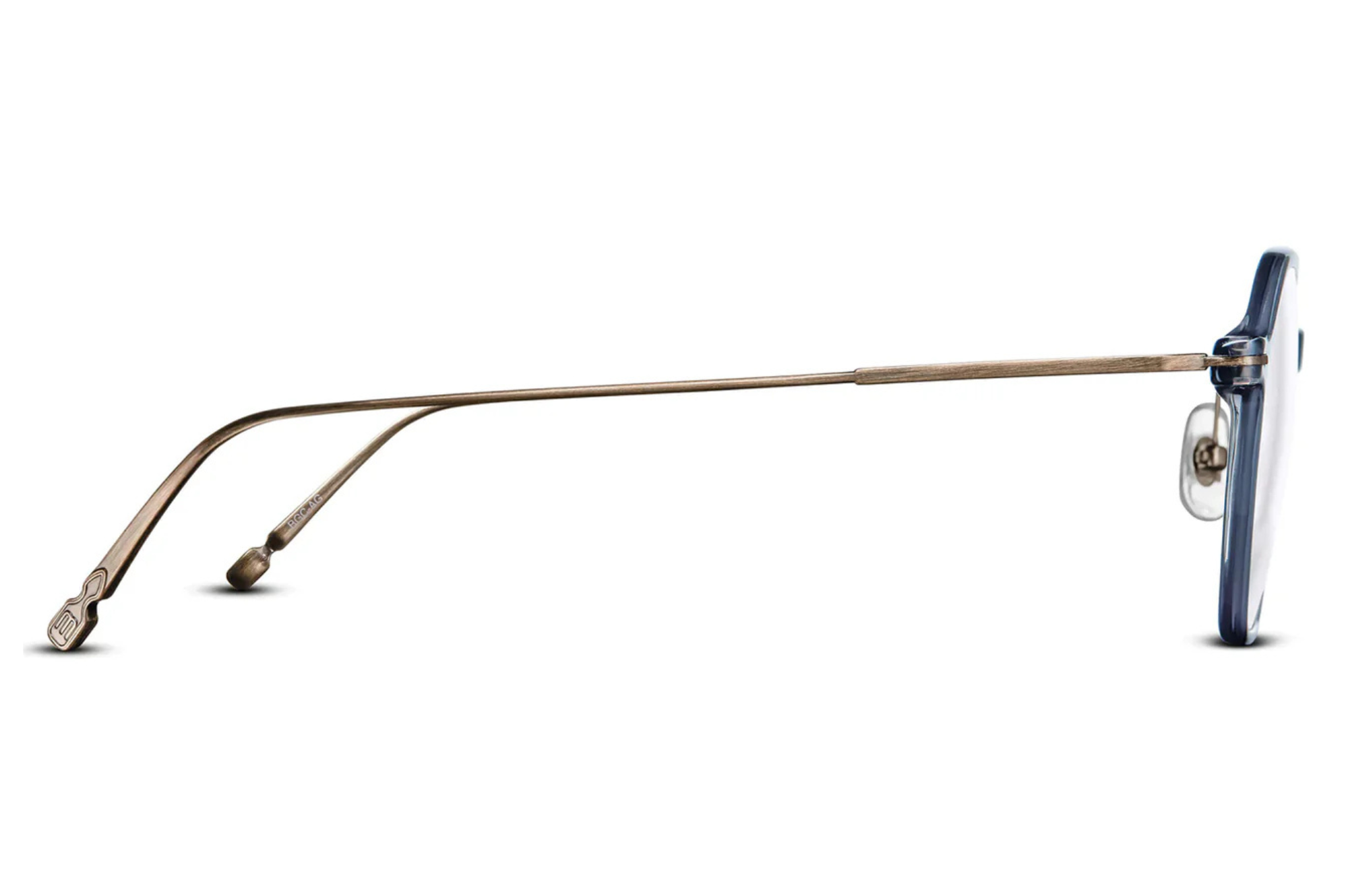 Occhiali da vista MATSUDA M2053 Blue Grey Crystal - Antique Gold