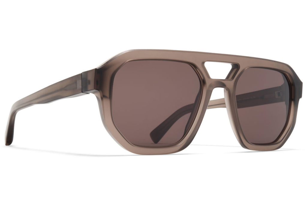 Occhiali da sole MYKITA AMARE Chilled Raw Clear Ash Silver