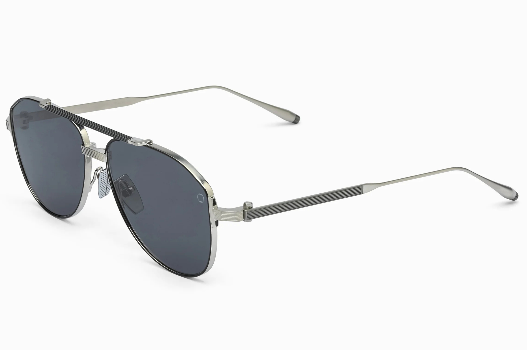 Occhiali da sole AKONI HELIOS Brushed Silver