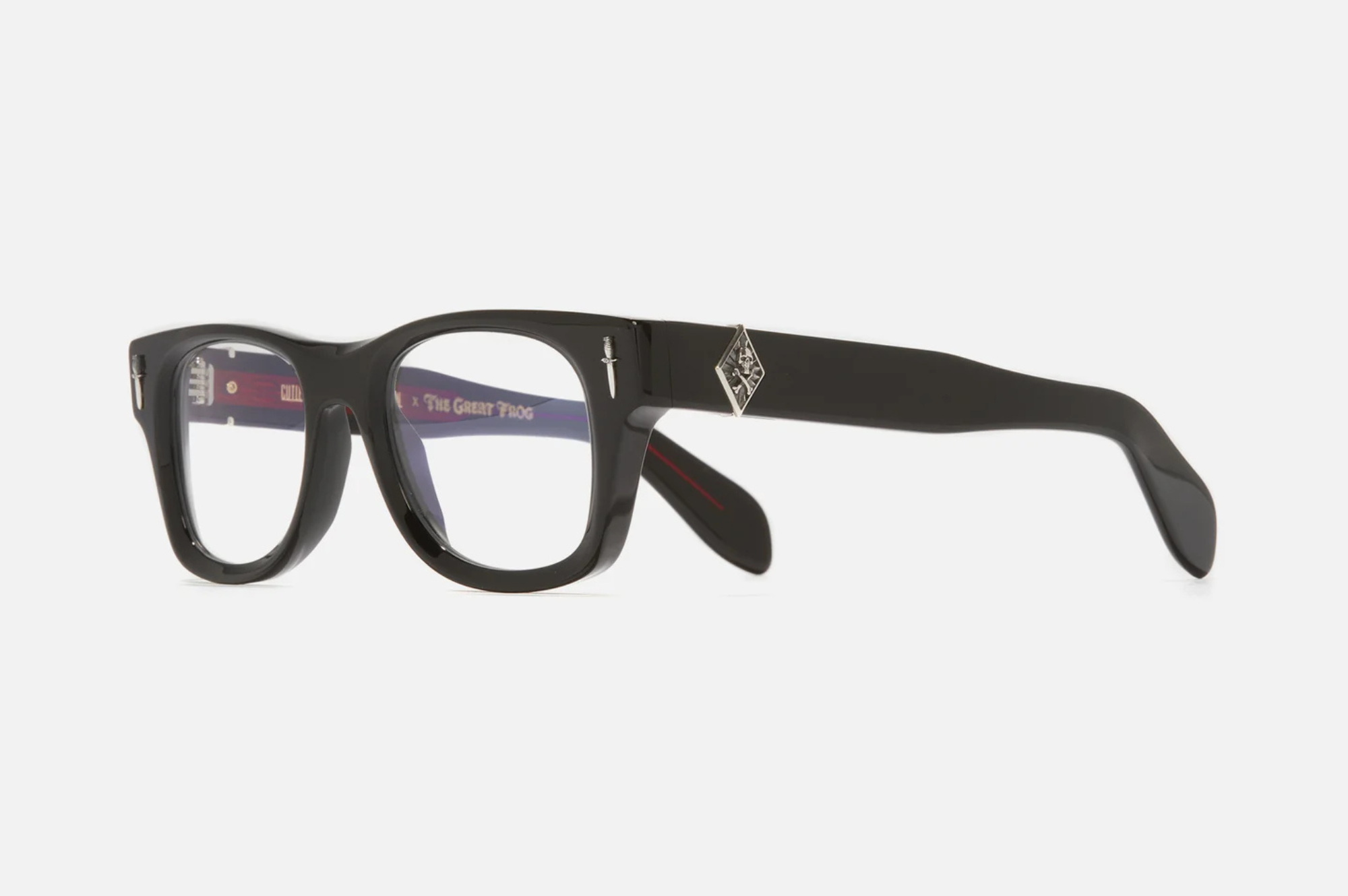 Occhiali da vista Cutler And Gross The Great Frog Phantom Black on Red