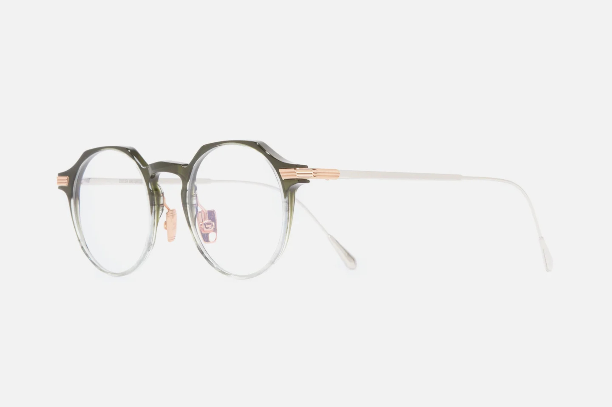 Occhiali da vista Cutler And Gross 0008 Gradient Green on 18K Rose Gold + 18K Rhodium