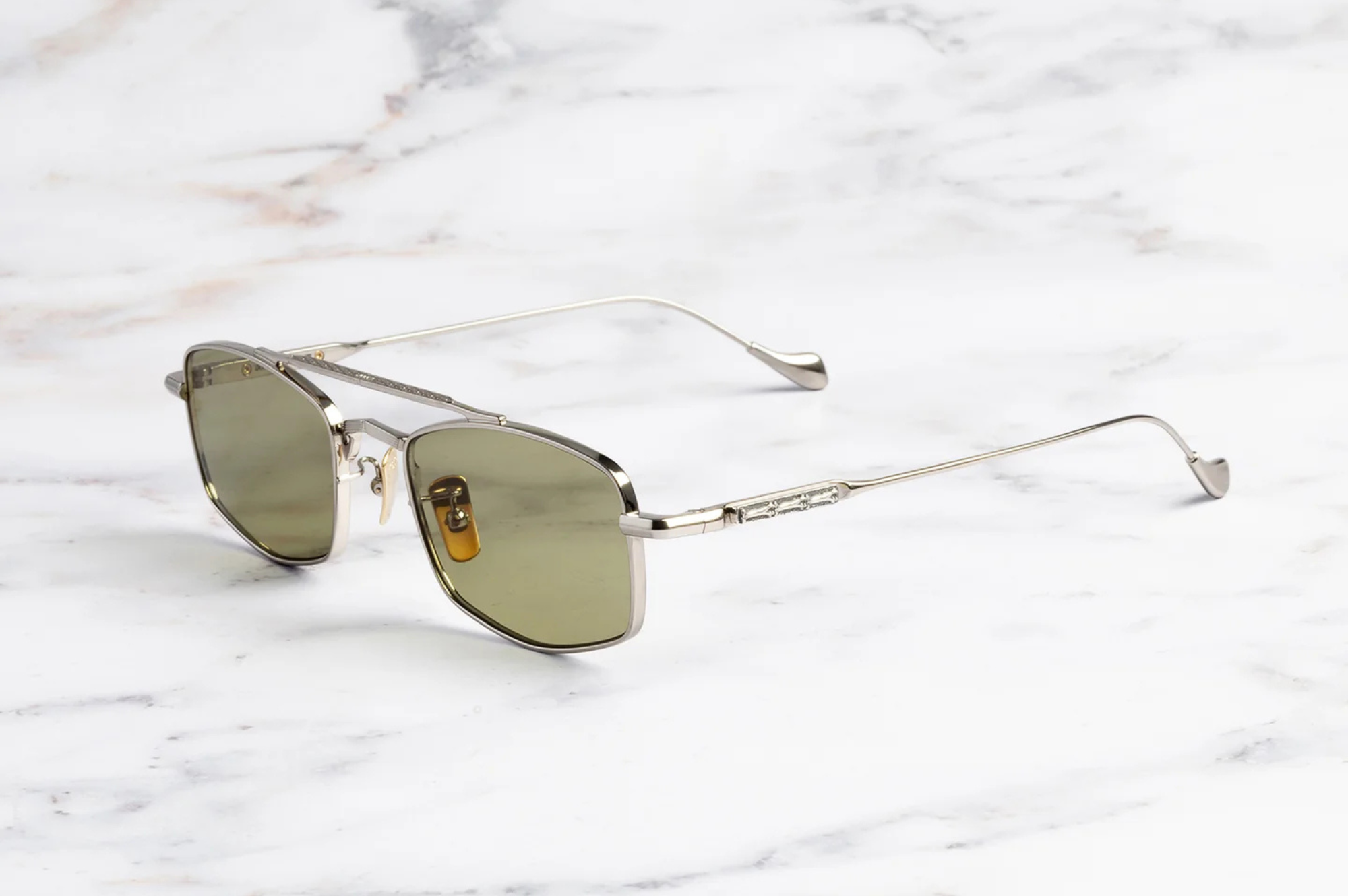 Occhiali da sole Cutler And Gross The Great Frog Bowie Silver Green