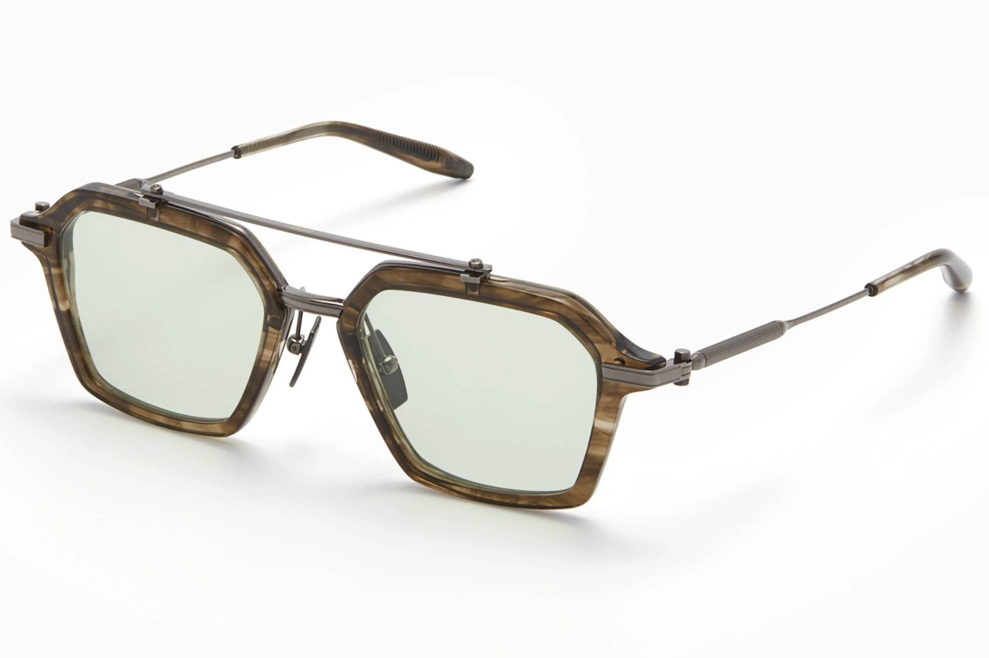 Occhiali da vista AKONI AKARI ALTERNATIVE FIT Green Tortoise Swirl