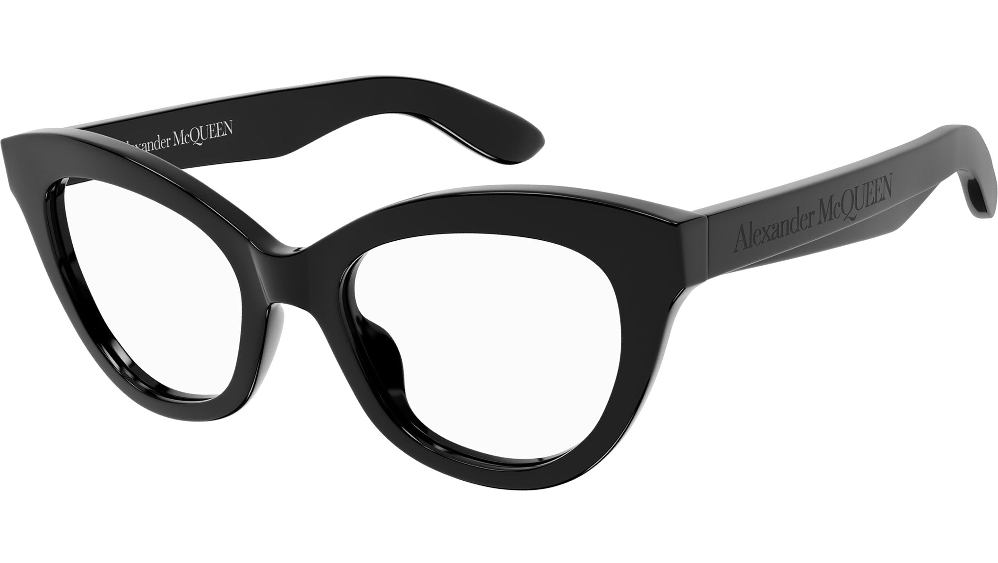 Occhiali da vista ALEXANDER MCQUEEN AM0395O Shiny solid black