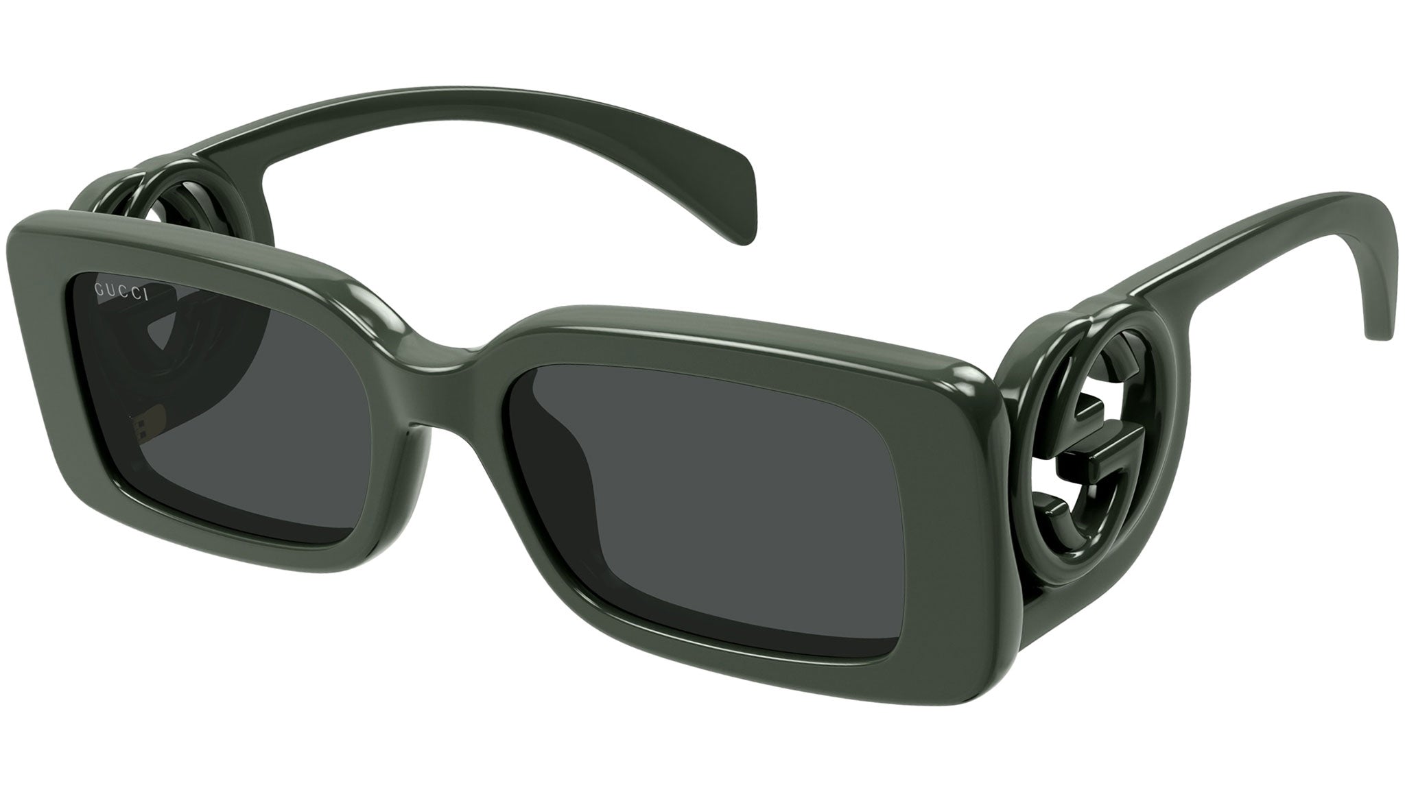 Occhiali da sole GUCCI GG1325S Shiny solid dark stone gray