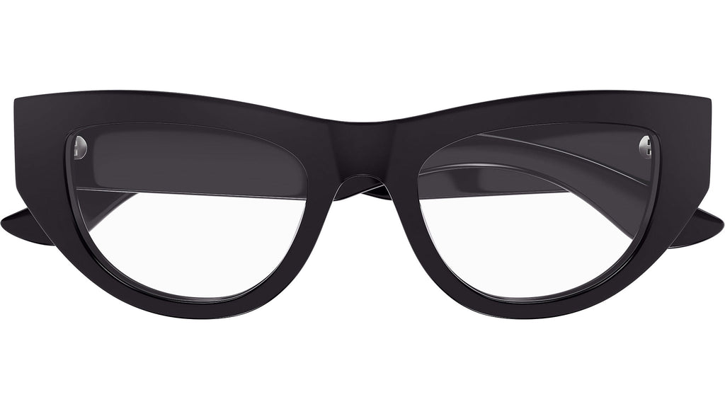 Occhiali da vista ALEXANDER MCQUEEN AM0512O Shiny solid very dark purple