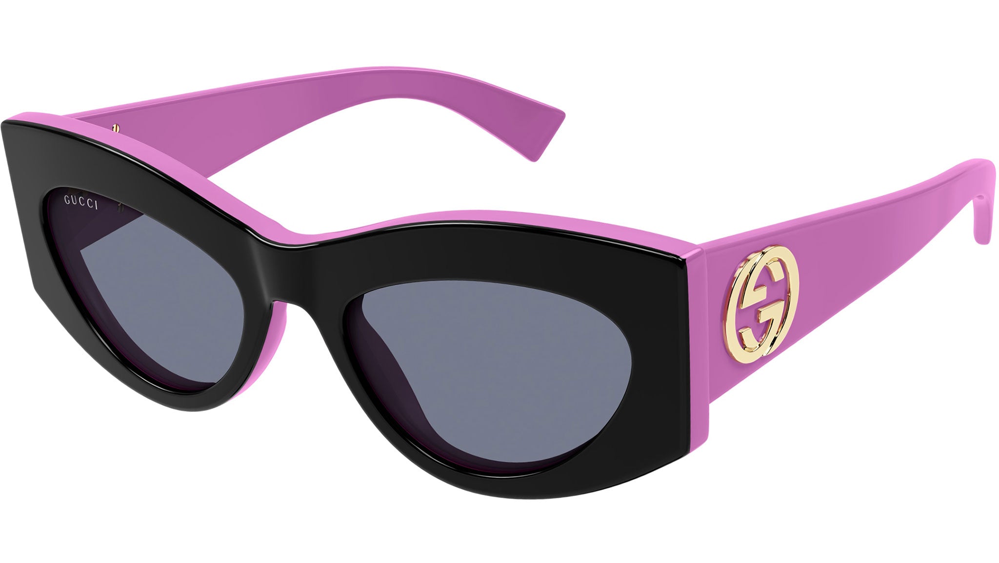 Occhiali da sole GUCCI GG1843S Shiny bilayer black + sld fuchsia