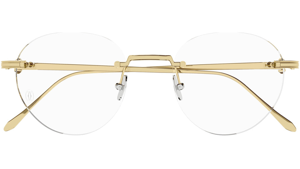 Occhiali da vista CARTIER CT0342O Smooth golden finish