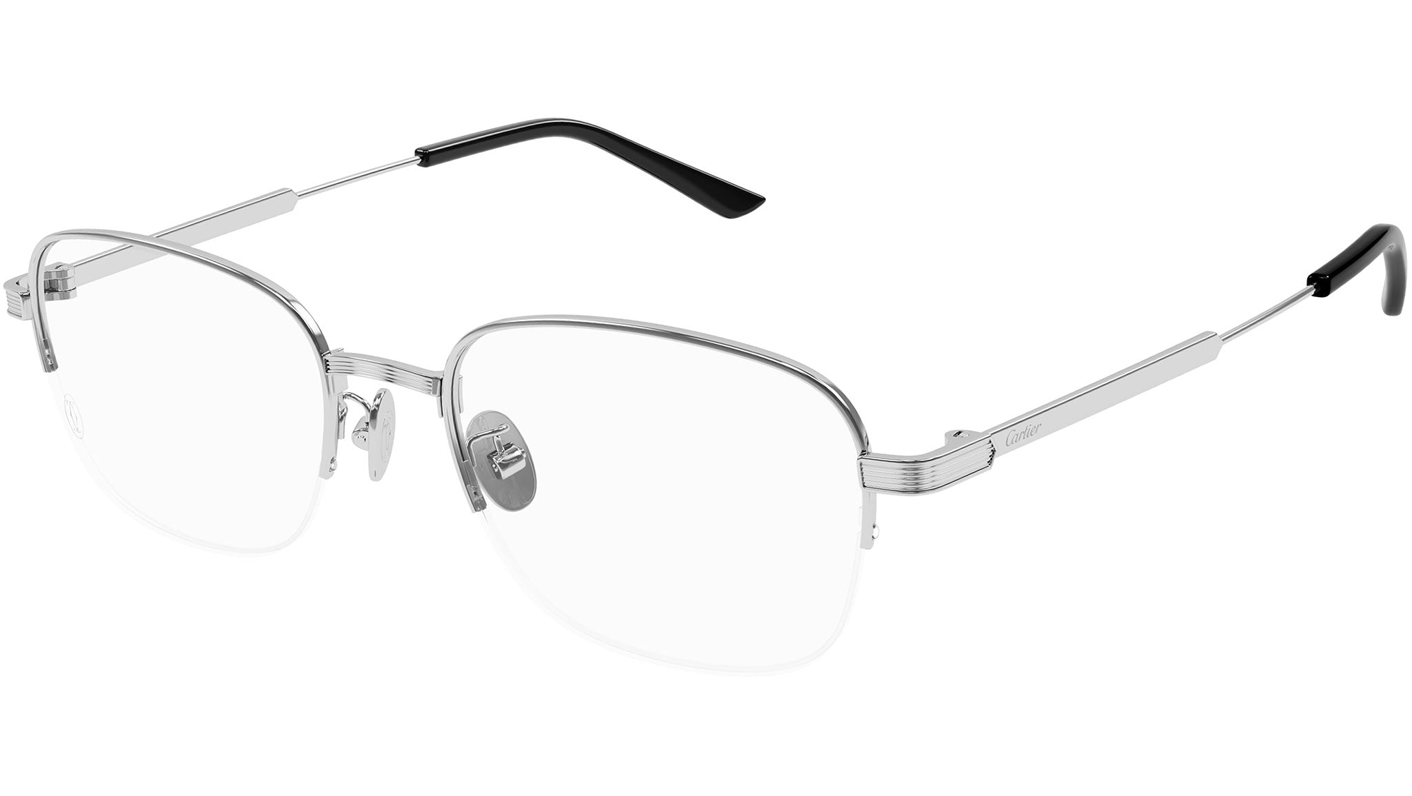Occhiali da vista CARTIER CT0382O Smooth platinum finish