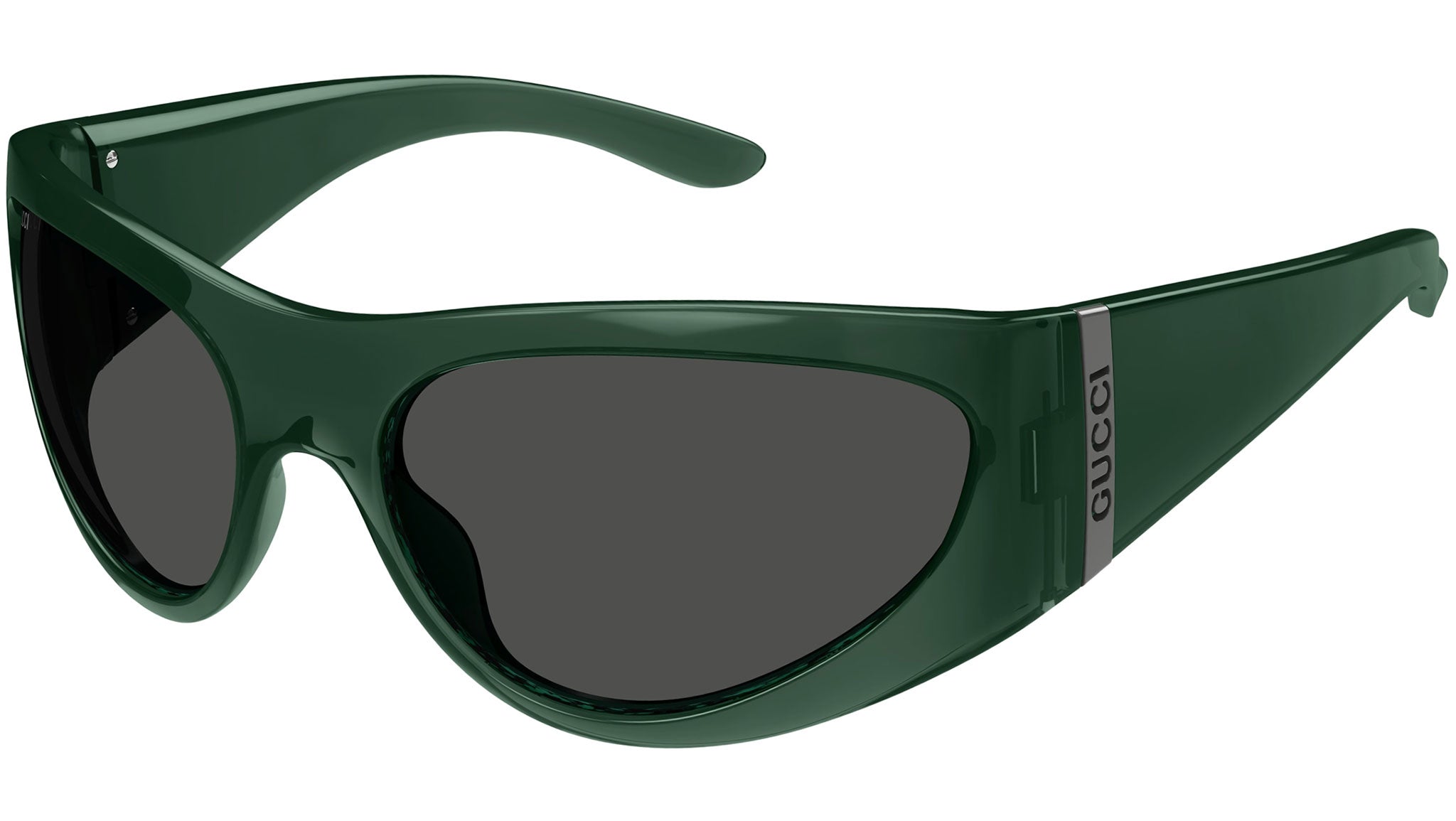 Occhiali da sole GUCCI GG1575S Shiny transparent green