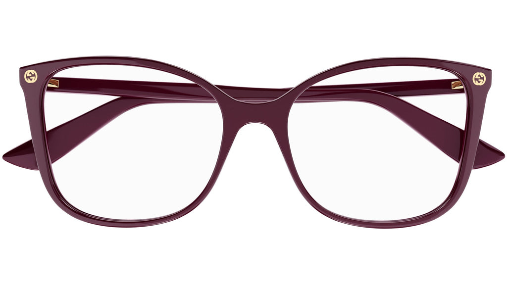 Occhiali da vista GUCCI GG0026O Shiny solid burgundy
