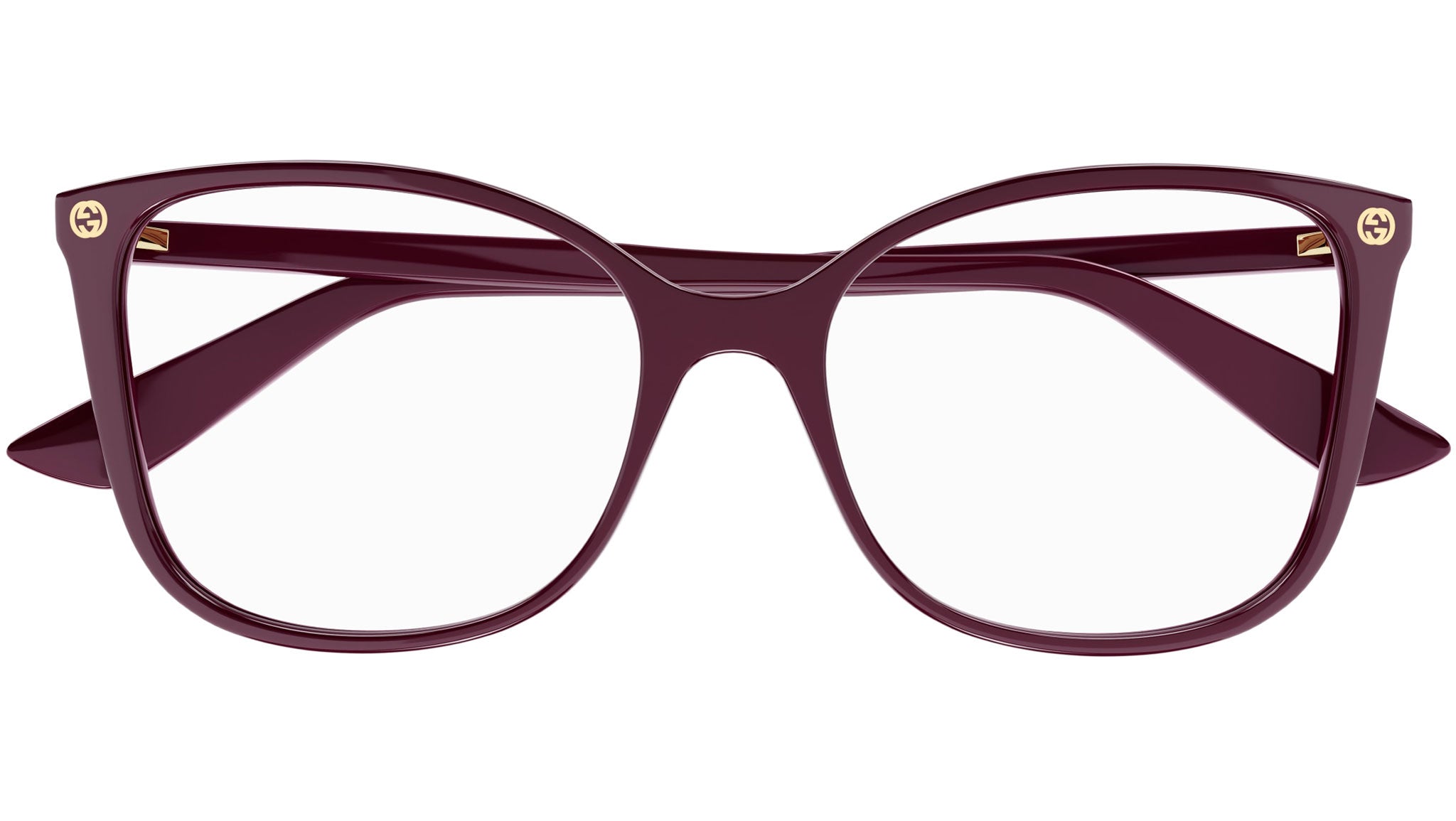 Occhiali da vista GUCCI GG0026O Shiny solid burgundy