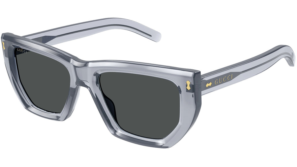 Occhiali da sole GUCCI GG1520S Shiny transparent grey