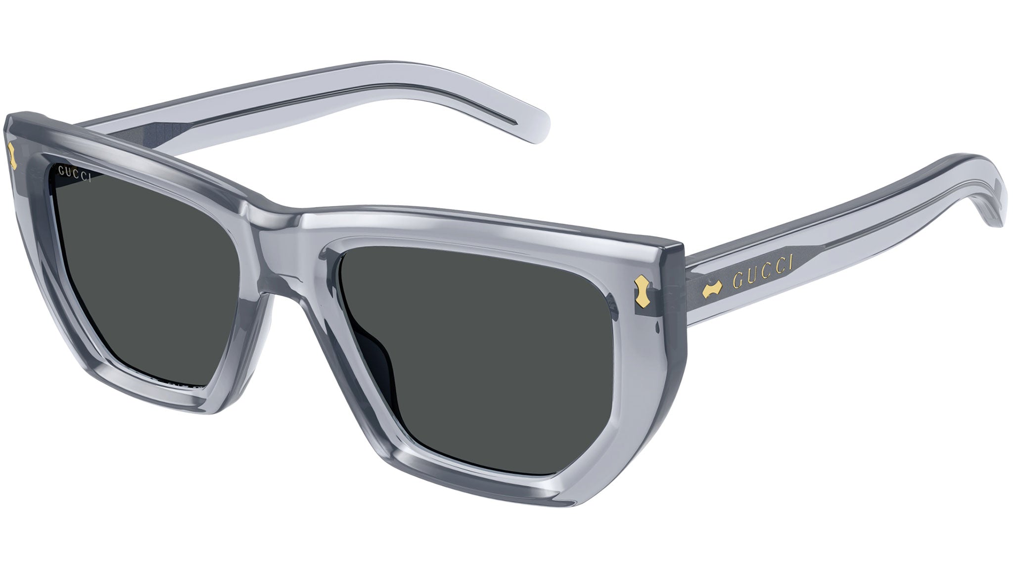 Occhiali da sole GUCCI GG1520S Shiny transparent grey