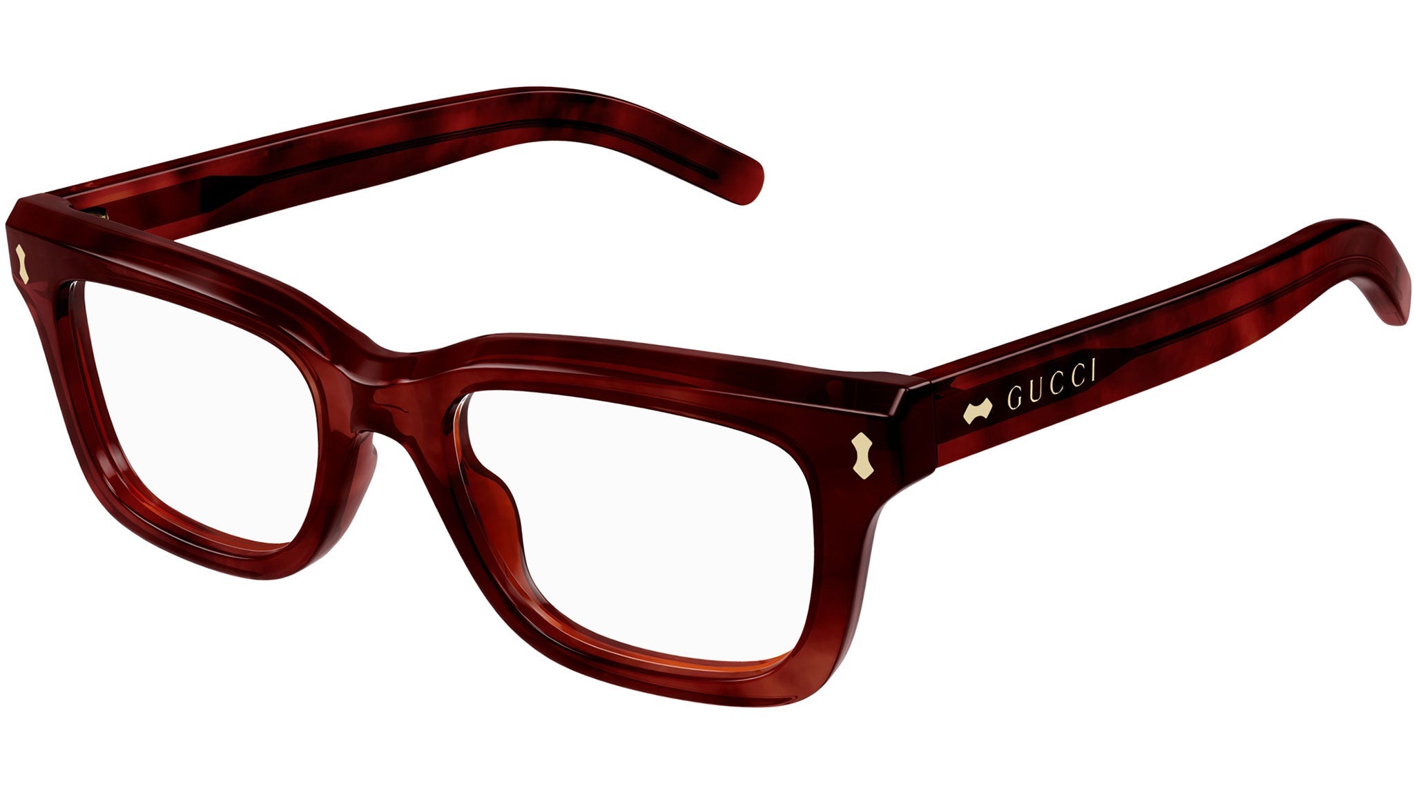 Occhiali da vista GUCCI GG1522O Shiny reddish havana
