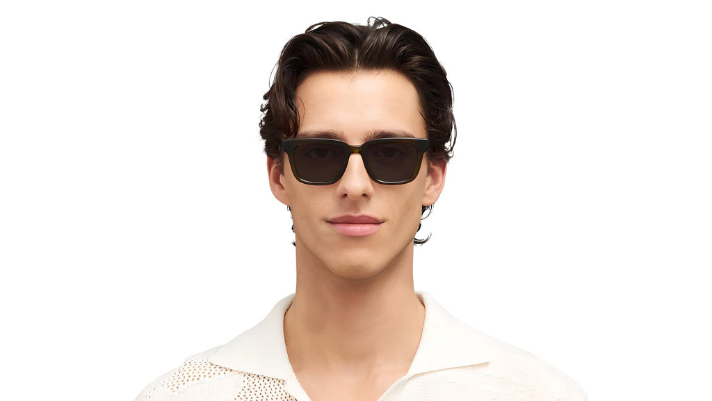 Occhiali da sole MYKITA LAMIN Peridot shiny silver