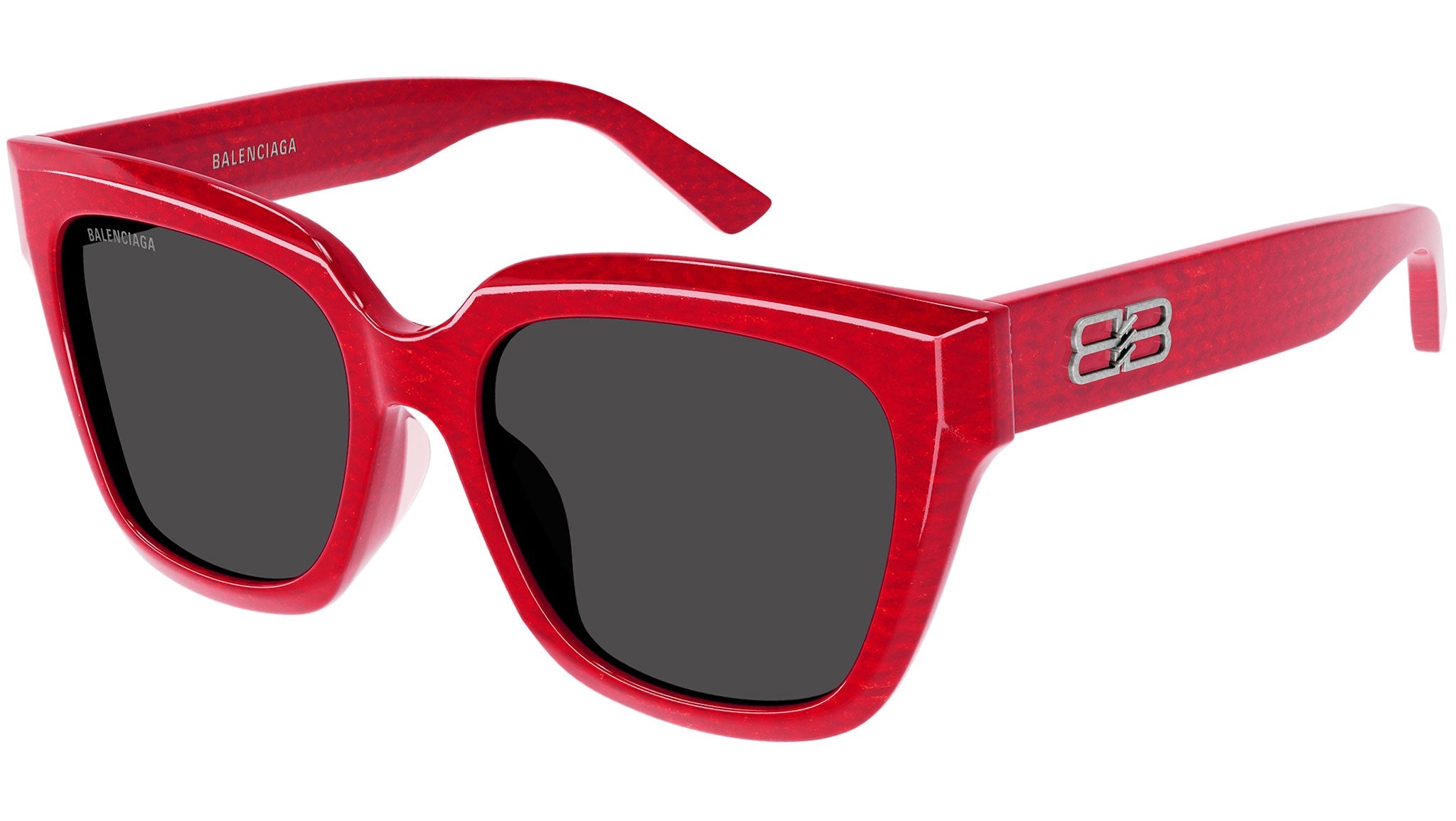 Occhiali da sole BALENCIAGA BB0237SA Shiny red carbon fiber