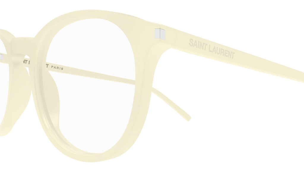 Occhiali da vista SAINT LAURENT Shiny solid ivory