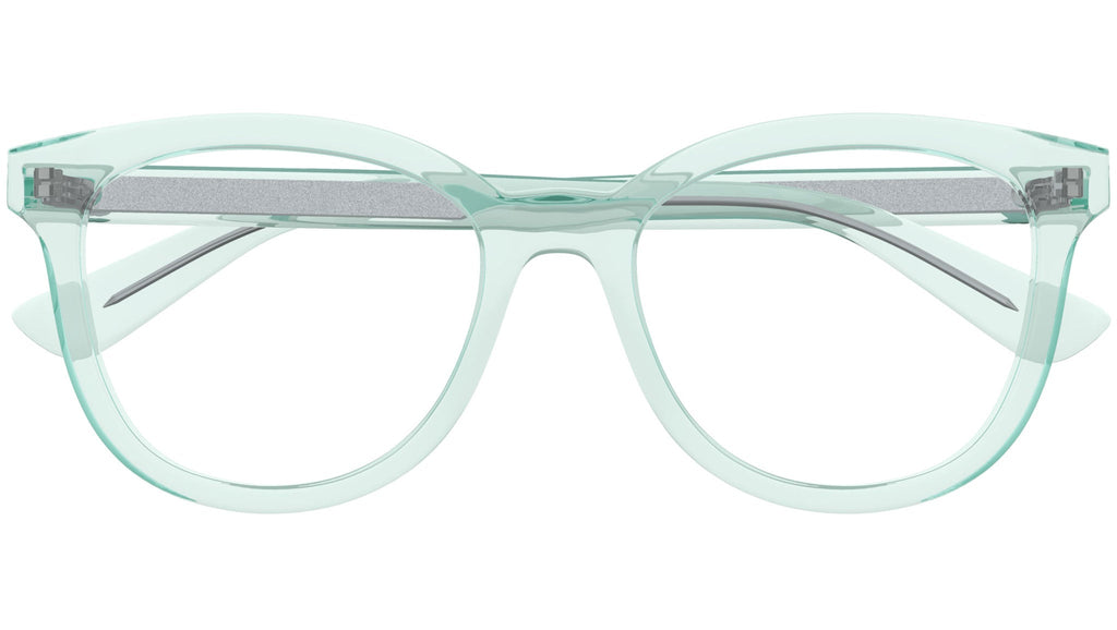 Occhiali da vista GUCCI GG1687O Shiny transparent mint green