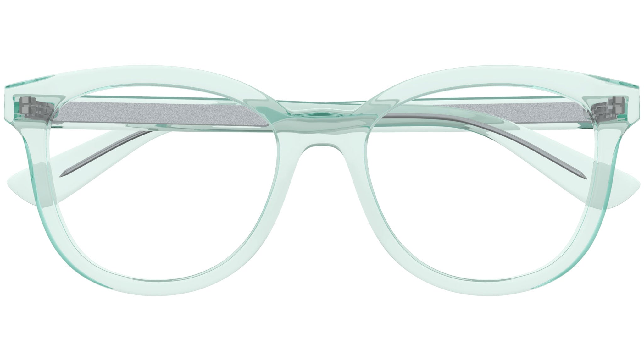 Occhiali da vista GUCCI GG1687O Shiny transparent mint green