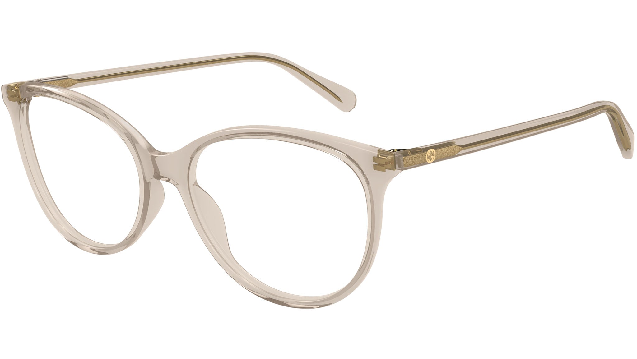 Occhiali da vista GUCCI Shiny transparent light brown