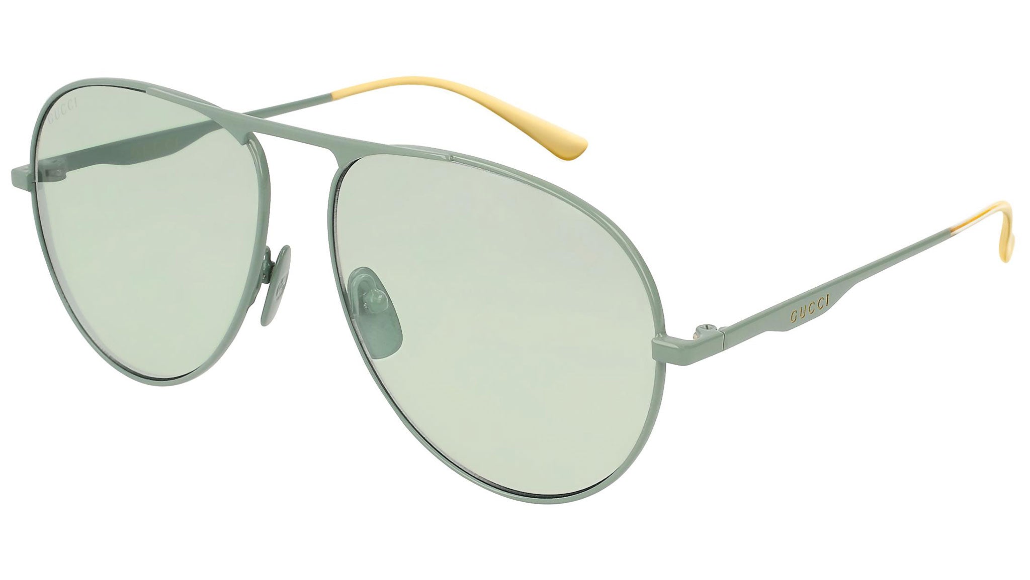 Occhiali da sole GUCCI GG0334S Shiny solid sage